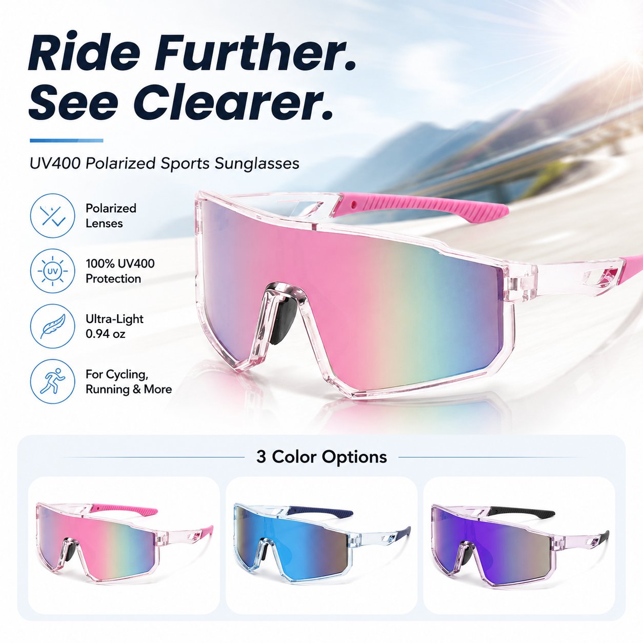 The Ultimate Ultra-Lightweight Sports Performance Sunglasses 🕶️✨