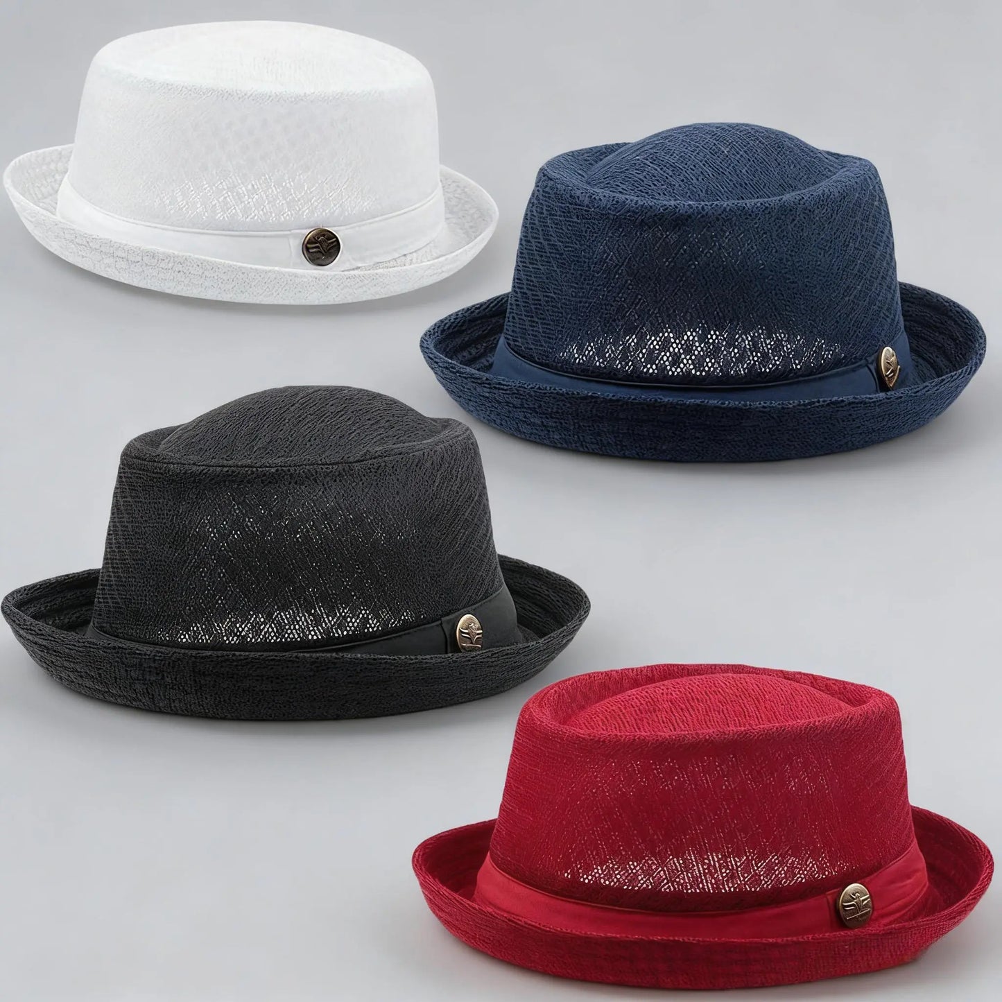 😎Summer Breathable Mesh Pork Pie Hat
