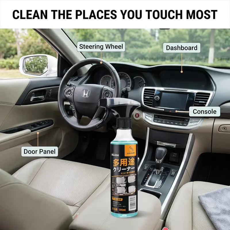 Multi-Purpose Cleaning Spray, Heavy Duty Dual-Action Degreaser & Stain Remover