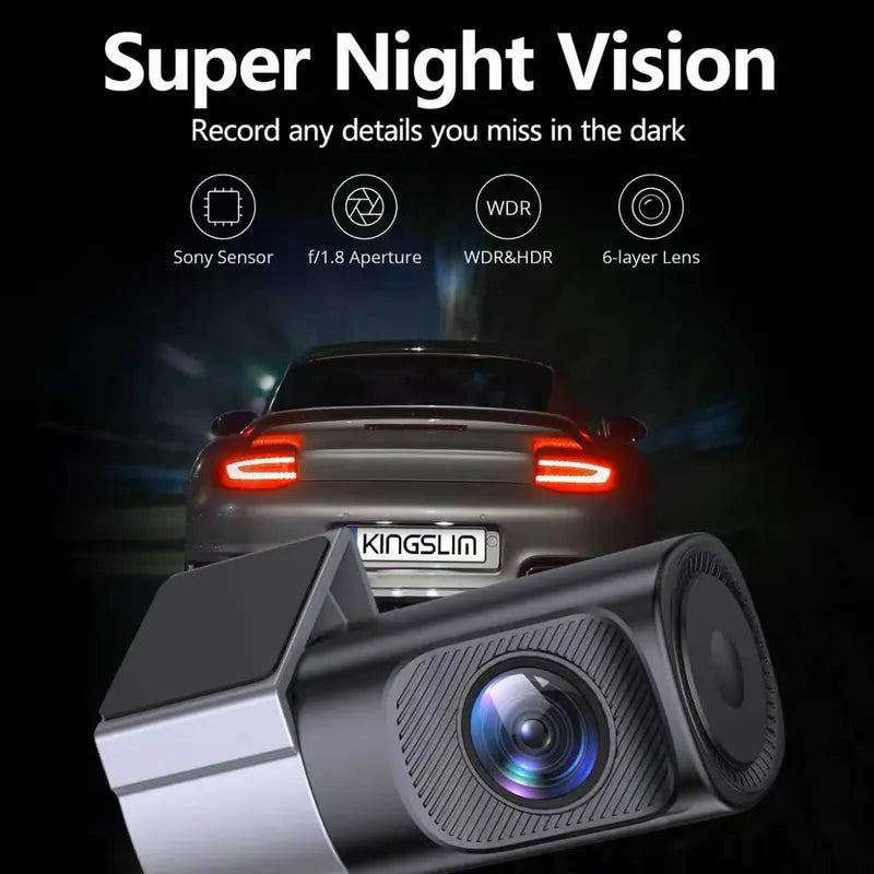Wired WiFi Dash Cam 1080P HD