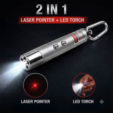 🔥Buy 1 Get 1 Free🔥Animal Repellent Laser Keychain With Flashlight And Money Detector
