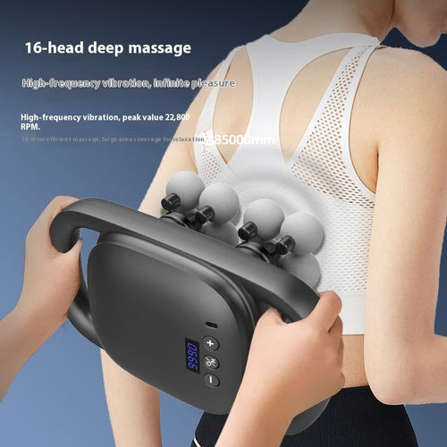 🔥Professional Electric Massager with 16 Heads – Deep Relief for Neck, Back and Legs