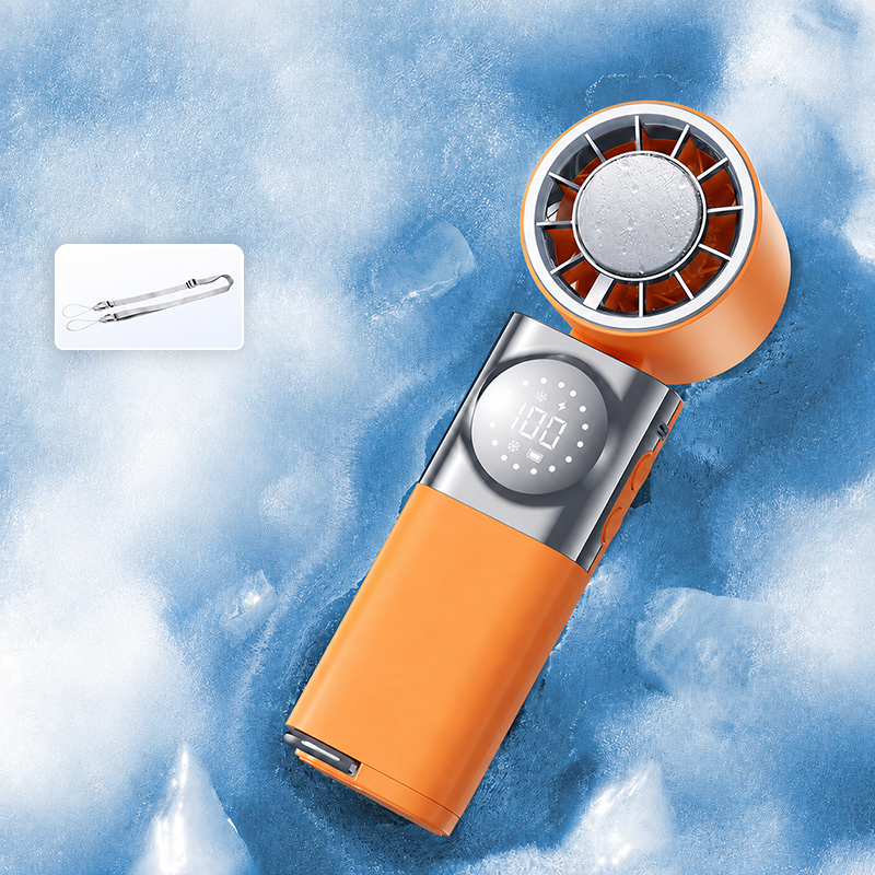 7-in-1 Portable Cooling Fan with Emergency Phone Charger Power Bank