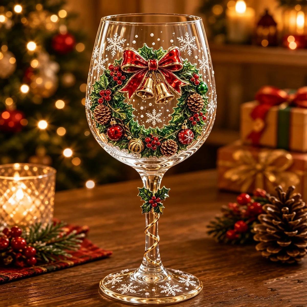 🎅Limited Edition🎄 Christmas Hosting Essential | 6-Piece Festive 3D Wine Glass Gift Set