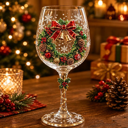 🎅Limited Edition🎄 Christmas Hosting Essential | 6-Piece Festive 3D Wine Glass Gift Set