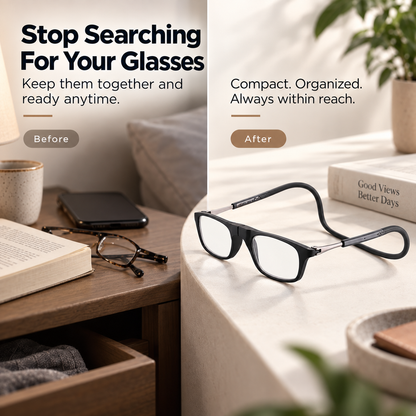 👓 Magnetic Folding Reading Glasses – Lightweight Pocket-Size Readers That Are Always Ready
