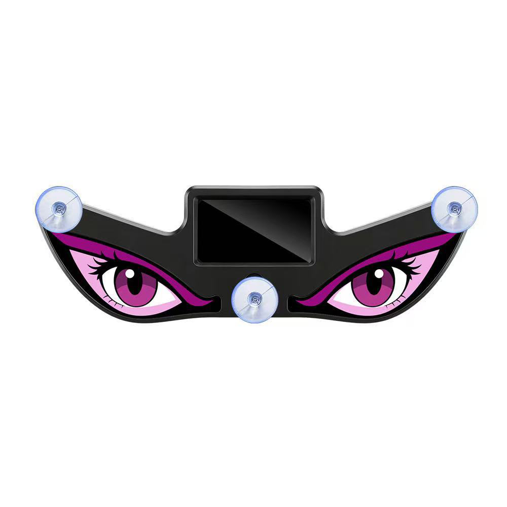 🚗👁️2 - PACK Dynamic LED Car Rear Window Display – Vampire Devil Eye Emoji Panel