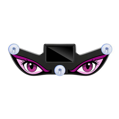 🚗👁️2 - PACK Dynamic LED Car Rear Window Display – Vampire Devil Eye Emoji Panel