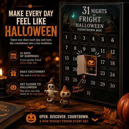 👻 31 Nights of Fright – Halloween Surprise Countdown Box