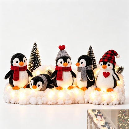 🐧 Penguin Christmas Stair Snow Decor | A Cozy Penguin Christmas Story ✨