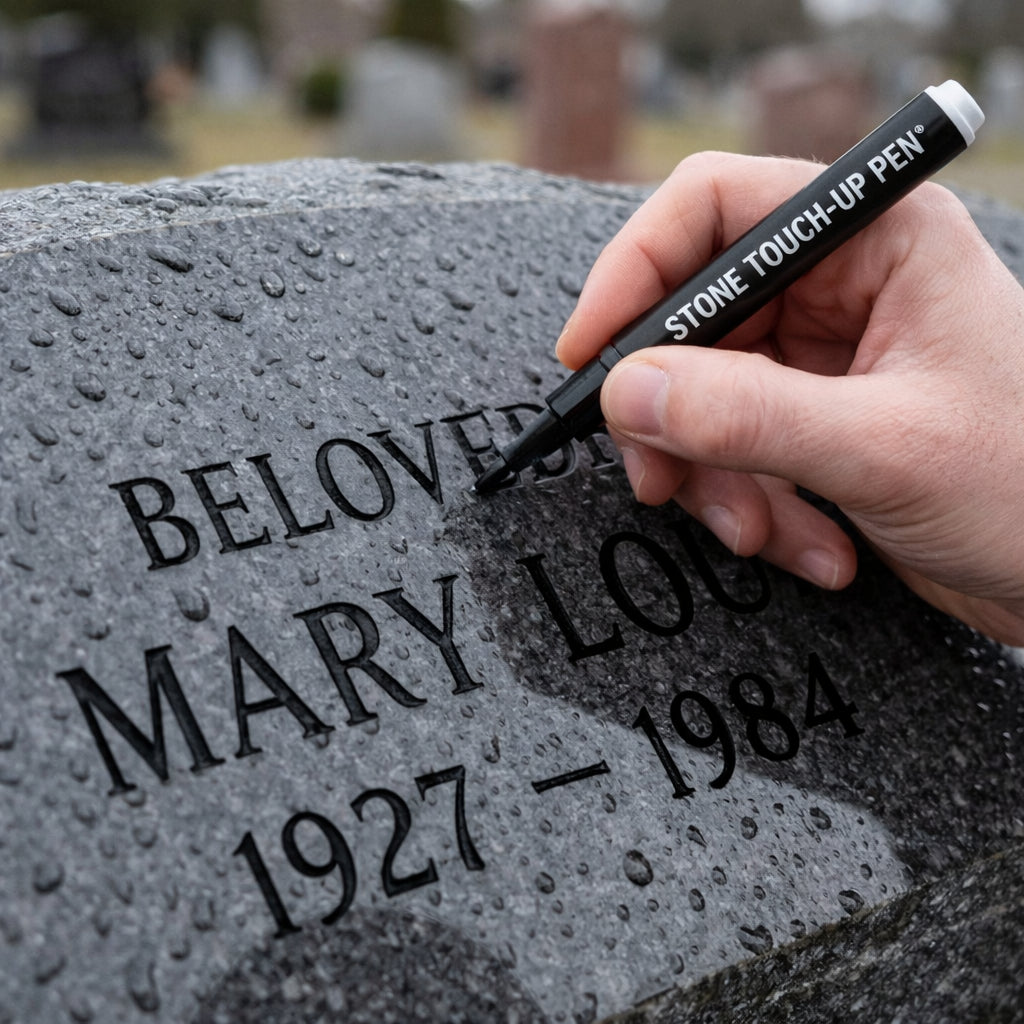 🔥HOT SALE 🐦Golden Tombstone Marker Pen for Restoring Faded Grave Inscriptions（2 PCS）