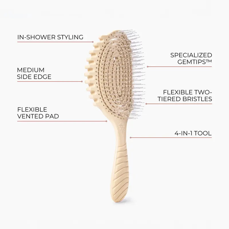 4 - PACK Detangle Define EdgeLift Brush