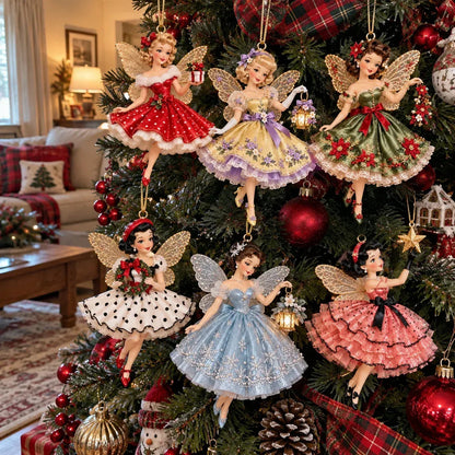 🧚‍♀️Vintage Fairy Christmas Ornaments – A Touch of Old-Fashioned Magic