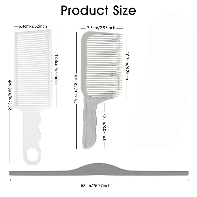 Unisex 4-Piece Hair Cutting Guide Comb Kit