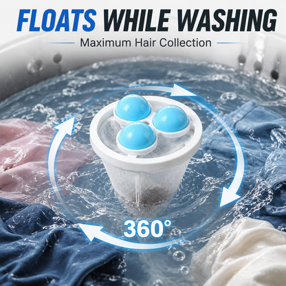 🐾 3-Pack Floating Pet Hair Laundry Filter Bags | Reusable Lint Catcher