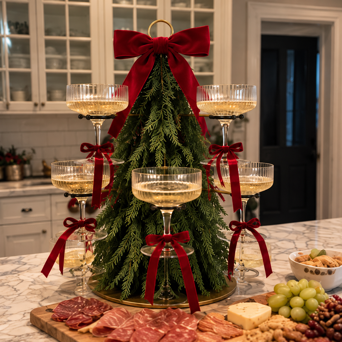 🎁 The Christmas Cocktail Tree – A Holiday Centerpiece Everyone Will Love
