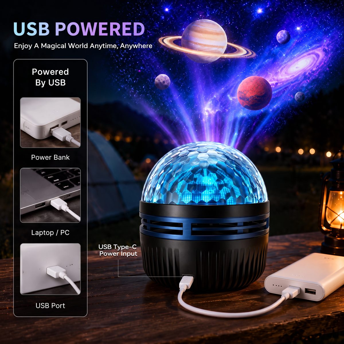 ⏳ Last day to save 49% –🎀360° Smart Holographic Starry Sky Projector (HD Smart Dynamic 5D)