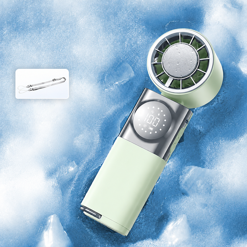 7-in-1 Portable Cooling Fan with Emergency Phone Charger Power Bank
