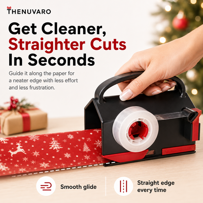 🎁2-in-1 Wrapping Cutter & Tape Dispenser