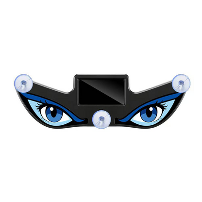 🚗👁️2 - PACK Dynamic LED Car Rear Window Display – Vampire Devil Eye Emoji Panel