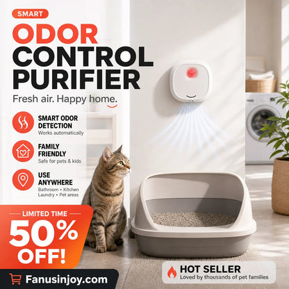 🎉🔥 49% OFF! 🌬️Say goodbye to unpleasant odors with it! Smart Quiet Pet Odor Eliminator