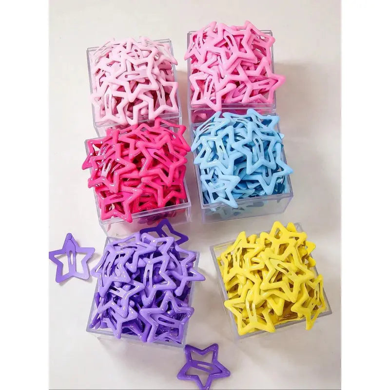 Color random Colorful Dopamine Hair Accessory Set