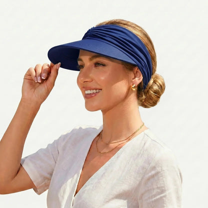 🔥 Summer Hot Sale 50% OFF💕👒UPF 50+ Sun Visor Ponytail Hat