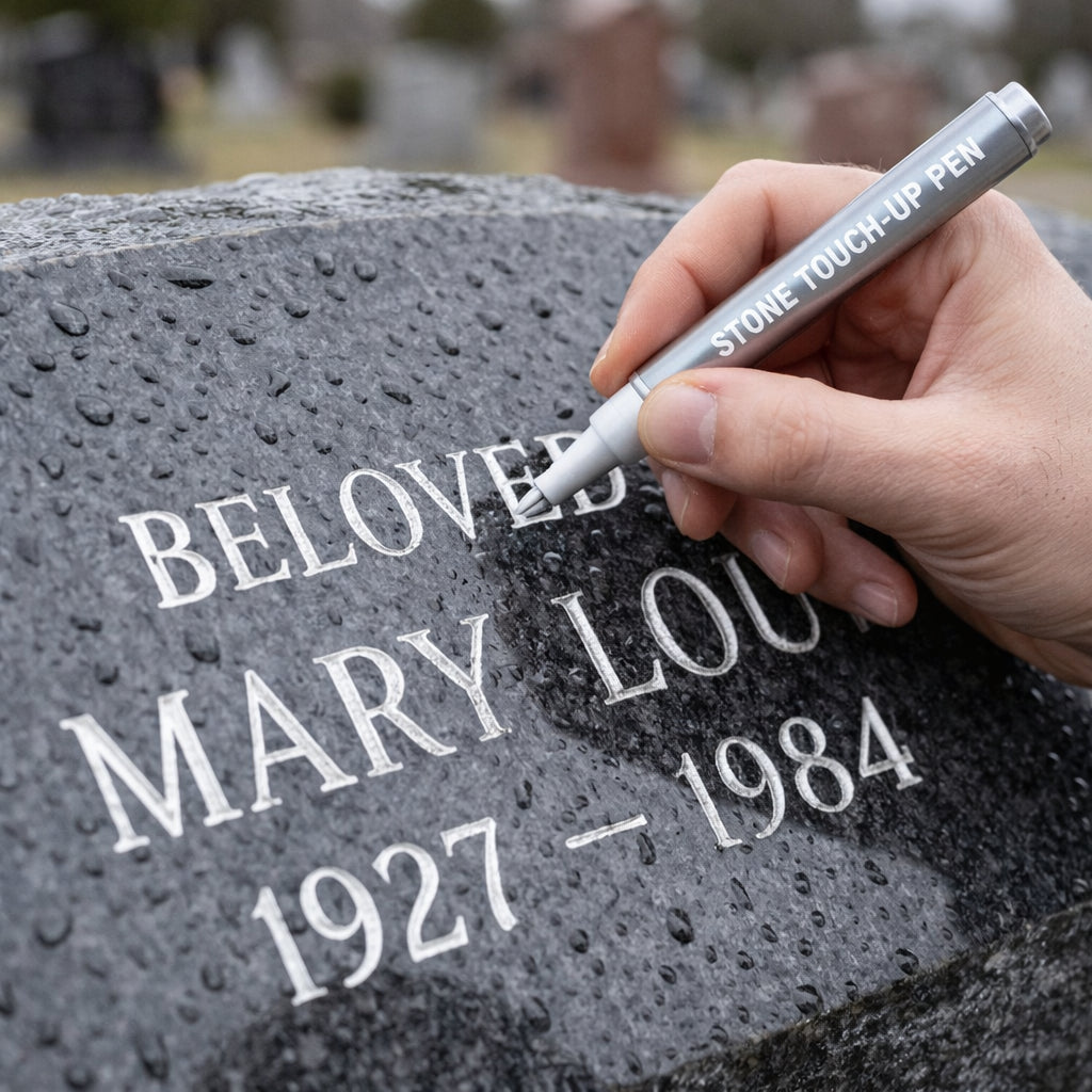 🔥HOT SALE 🐦Golden Tombstone Marker Pen for Restoring Faded Grave Inscriptions（2 PCS）