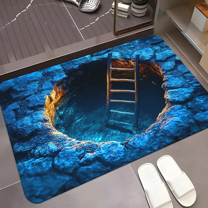 ✨Endless Abyss Illusion Doormat – Mind-Bending 3D Visual Effect