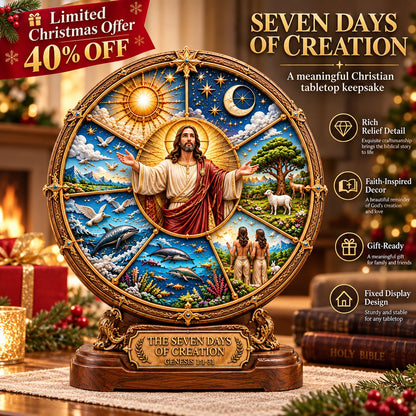 ✝️And God Created™ – The Seven Days of Creation 3D Biblical Art