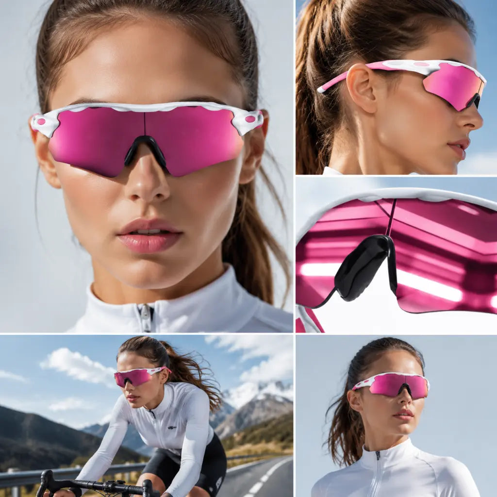 Windproof Polarized Sports Sunglasses – Mirrored Anti-Glare Cycling Shades