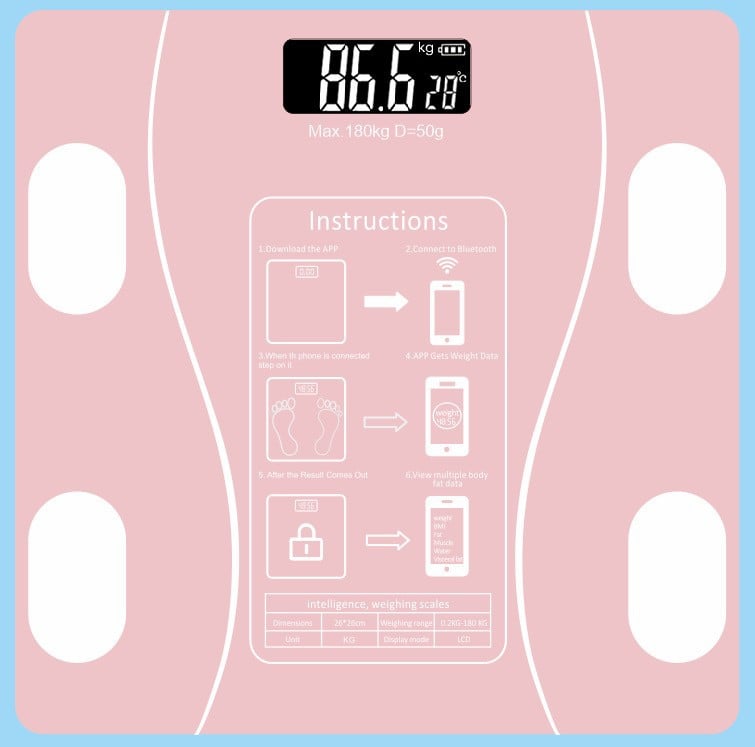 Bluetooth body fat scale