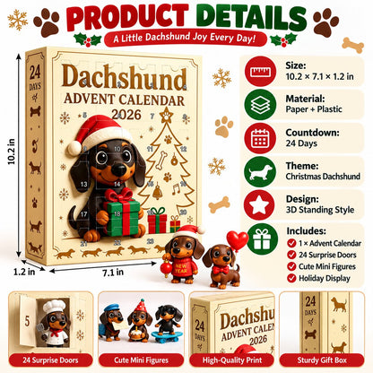 🐶🎄 Dachshund Advent Calendar