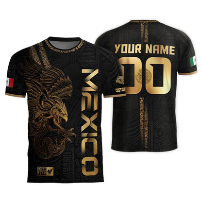🇲🇽Men's Mexican Aztec Soccer Print Casual Tee