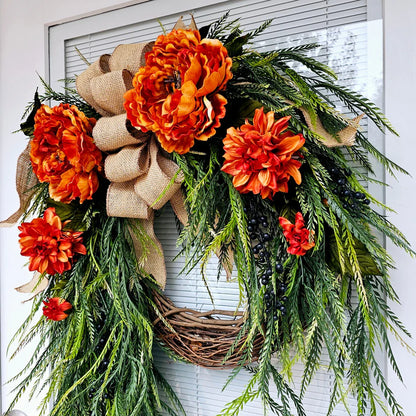 Handcrafted Rustic Hydrangea Wreath – Cozy & Inviting Decor