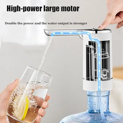 💧5 Gallon Water Pump Dispenser – Rechargeable & Foldable Electric Water Jug Pump