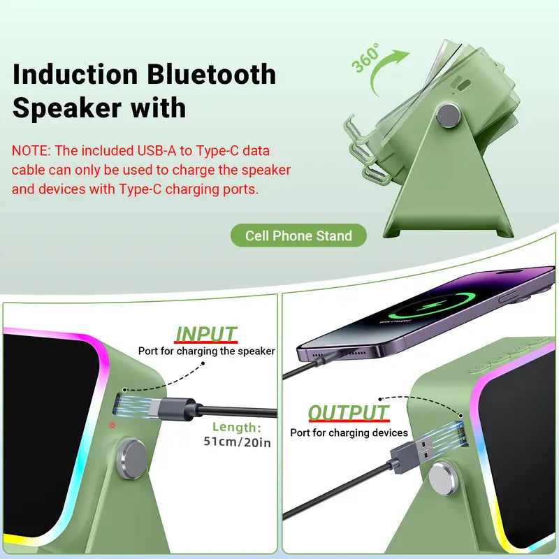 Wireless Induction Audio Speaker Stand