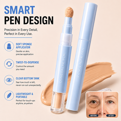✨ 2-in-1 Foundation & Concealer Pen – Smooth Buildable Coverage
