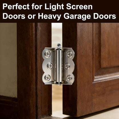 🔥LAST DAY 49% OFF - 🛠️🚪Stainless Steel Spring Butterfly Hinges, Self Closing Door Hinges
