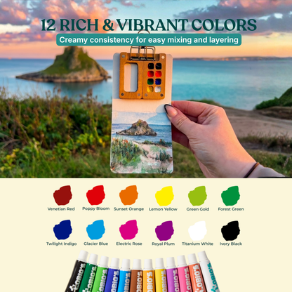 🎁Last Day Promo 49% OFF - 🎨Portable Watercolor Kit