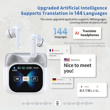 💯ONLY $19.99🔥Wireless Bluetooth Translation Earphone With LED display screen(Fit iOS & Android)