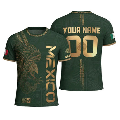 🇲🇽Men's Mexican Aztec Soccer Print Casual Tee