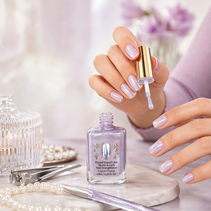 💅 40% OFF !! ⏰ Lilac Glossy Nail Strengthener – Strengthen Weak Nails & Restore Natural Shine — Devareon®