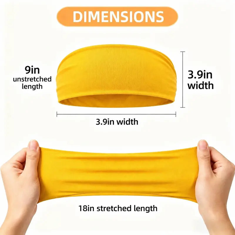 Women's Universal No-Slip Elastic Fashion Headband Set
