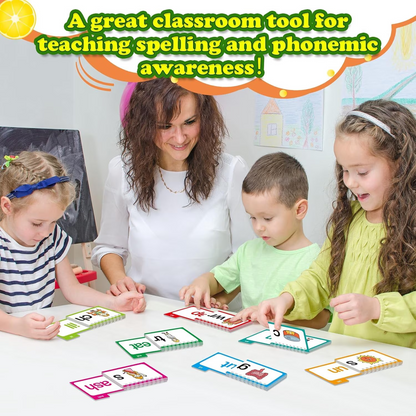 📚 50% OFF Kids Word Building Book – Interactive Phonics Activity Set For Early Reading & Vocabulary Learning