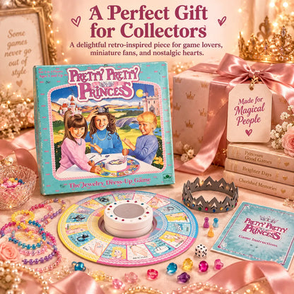 Nostalgic Mini Pretty Pretty Princess Game - 90s Classic Jewelry Dress-Up Board Game