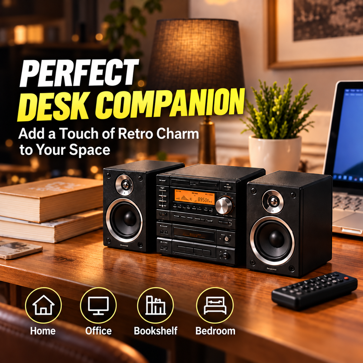 🎵📻 Pocket-Sized Hi-Fi | Retro Stereo Desktop Collectible