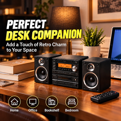 🎵📻 Pocket-Sized Hi-Fi | Retro Stereo Desktop Collectible