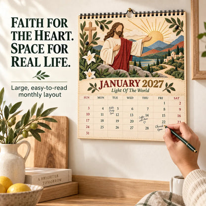 ✝️ 2027 Walking With Jesus Wall Calendar