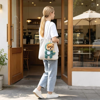 🐶🐱 Portable Pet Carrier Tote Bag – Comfortable Travel Bag for Dogs & Cats